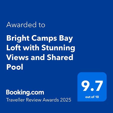 דירות קייפטאון Bright Camps Bay Loft With Stunning Views And Shared Pool מראה חיצוני תמונה